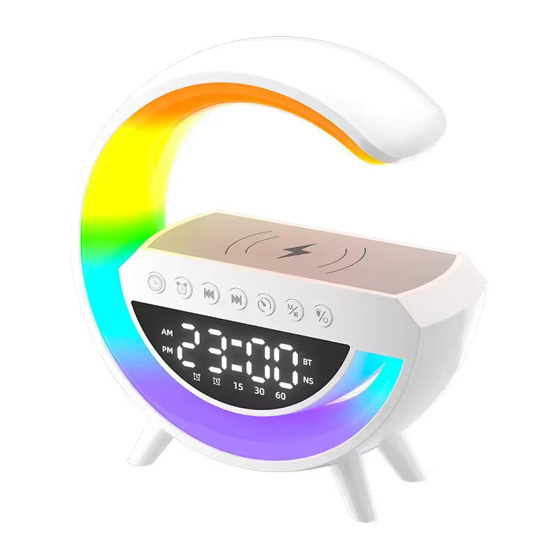 led wireless charging speaker